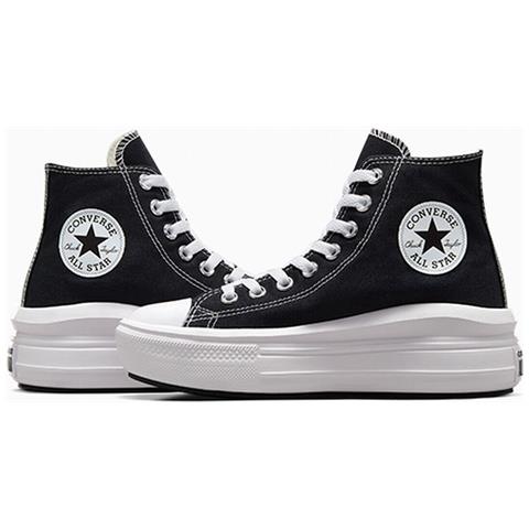 Chuck Taylor All Star Move Hi 568497c, Donne, Nero, 41.5 - Foto 12