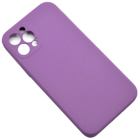 Custodia Tpu Silicone Lite Cover Soft-case Per Apple Iphone 12 Pro Purple - Foto 1
