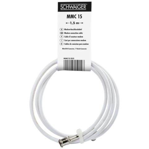 Mmc15 052 Cavo Coassiale 1,5 M Mini D F Bianco - Foto 3