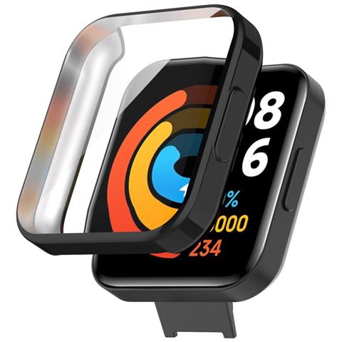 Pellicola Salvaschermo / Custodia Redmi Watch 2 Lite Tpu Nera - Foto 6