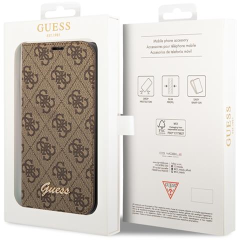Book Case 4g Metal Logo Brown, Fr Iphone 14, Gubkp14shg4shw (gubkp14shg4shw) - Foto 3