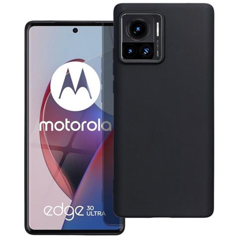 Matt Custodia Tpu Silicone Cover Case Slim Per Motorola Edge 30 Fusion Black - Foto 1