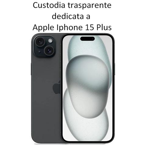 Ultra Slim Custodia Tpu Silicone 0,3mm Cover Case Per Apple Iphone 15 Plus Trasparente - Foto 2