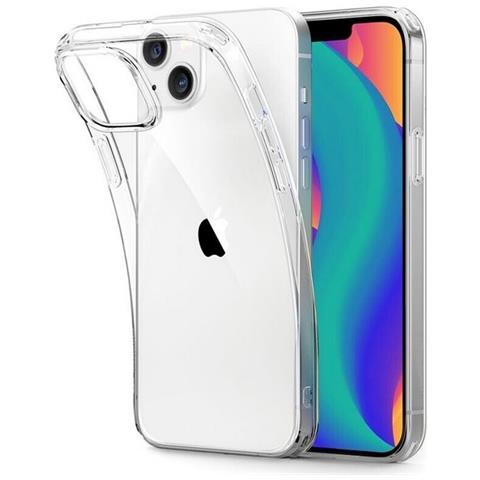 Ultra Slim Custodia Tpu Silicone 0,3mm Cover Case Per Apple Iphone 15 Plus Trasparente - Foto 1