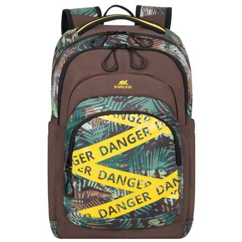 Erebus Borsa Per Notebook 39,6 Cm (15.6"") Zaino Cachi - Foto 2