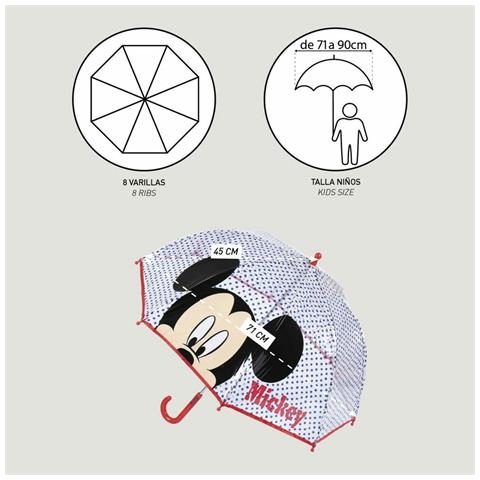 Ombrelli Rosso 45 Cm - Foto 2