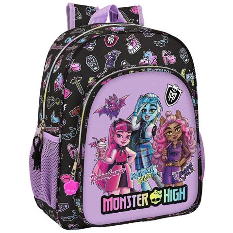 Zaino Scuola Creep Nero 32 X 38 X 12 Cm - Foto 1