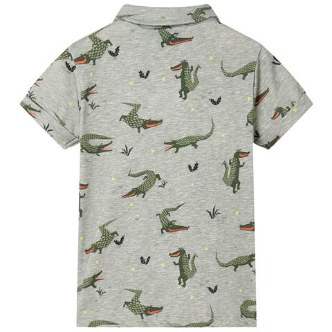 Camicia Da Bambino Cachi Chiaro Mélange 128 - Foto 2