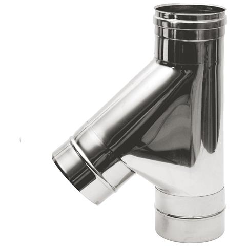 Raccordo A T 135° In Acciaio Inox M. M. F. - 25cm - Foto 2