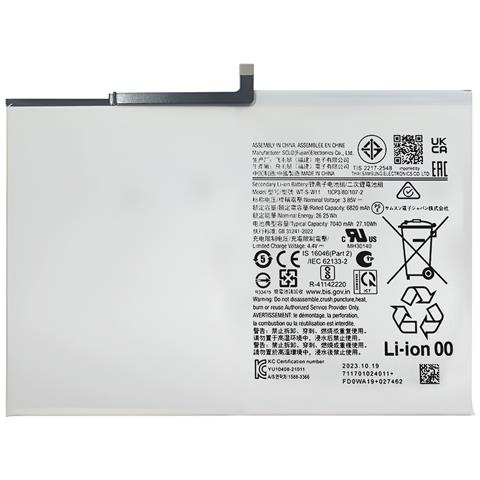 Batteria Interna Per Galaxy Tab A9 Plus 7040mah Modello Scud-wt-s-w11 - Foto 1