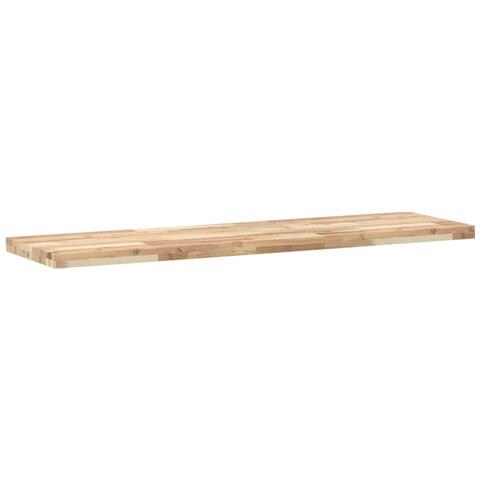 Mensole Da Parete 4 Pz 120x40x4 Cm Legno Acacia Non Trattato - Foto 3