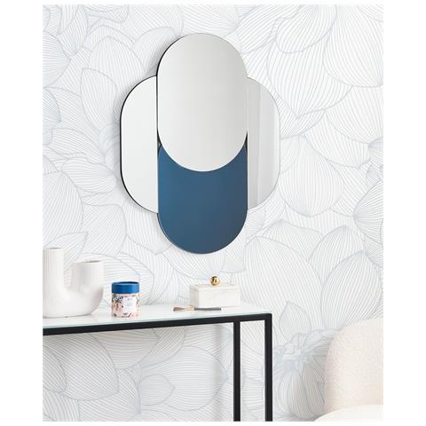 Specchio Chaillon 60 Cm 80 Cm Blu - Foto 1