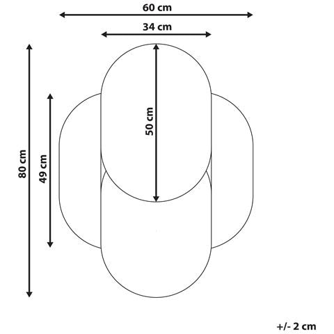 Specchio Chaillon 60 Cm 80 Cm Blu - Foto 6