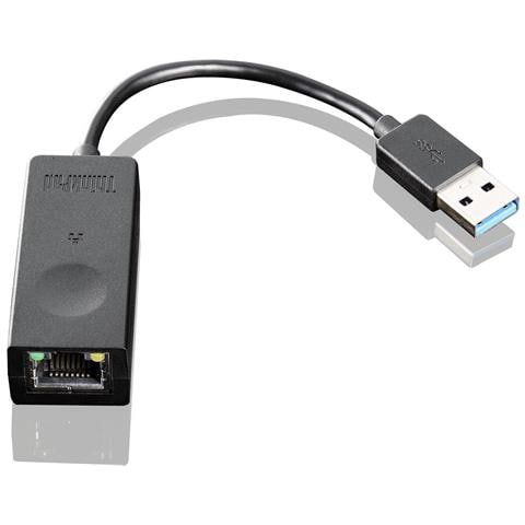 03x6840 Adattatore Per Inversione Del Genere Dei Cavi Rj-45 Usb 2.0 Type-a Nero (3.0 Ethernet Adapter Usb - Warra - Foto 1