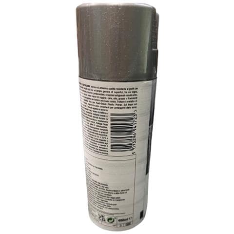 Vernice Spray Effetto Metallico Argento Opaco 400 Ml - Foto 2