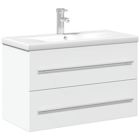 Mobile Da Bagno Con Lavabo Bianco - Foto 2