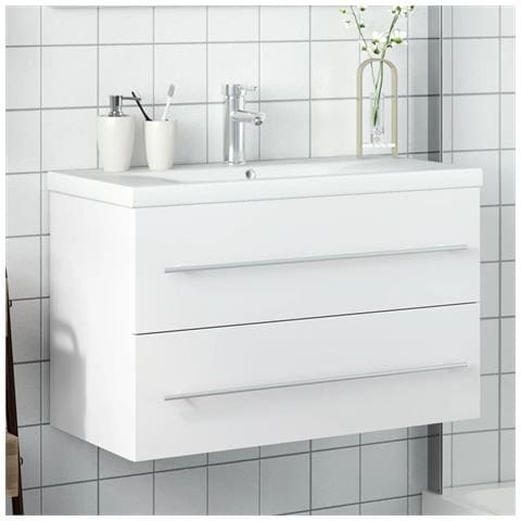 Mobile Da Bagno Con Lavabo Bianco - Foto 1