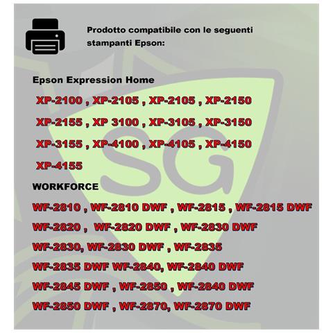 9 Cartucce 603xl Compatibili Per Epson Xp2100 Xp2150 Xp3100 Xp4100 Wf2820 Wf2810 Wf2830 Wf-2850 - Foto 3