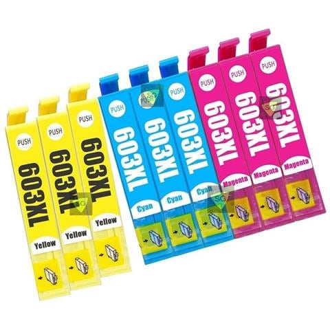9 Cartucce 603xl Compatibili Per Epson Xp2100 Xp2150 Xp3100 Xp4100 Wf2820 Wf2810 Wf2830 Wf-2850 - Foto 1