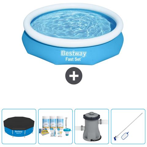 Piscina Fuori Terra - In Giro - 305x66 Cm - Blu - Include Accessori Coordinati Cb5 - Foto 1