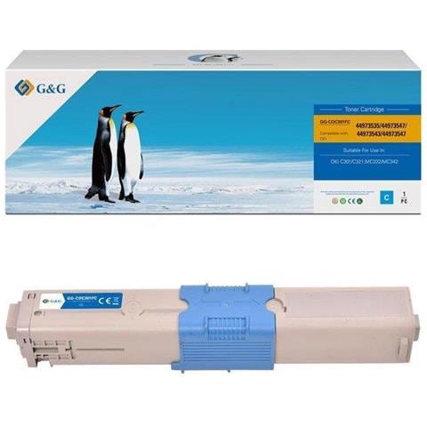 Toner Compatibile OKI 44973535 44973543 44973547 1500 Pagine Ciano - Foto 1