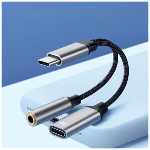 Adattatore Type-c 2 In 1 Da 10w: Audio E Ricarica Simultanei - Foto 2