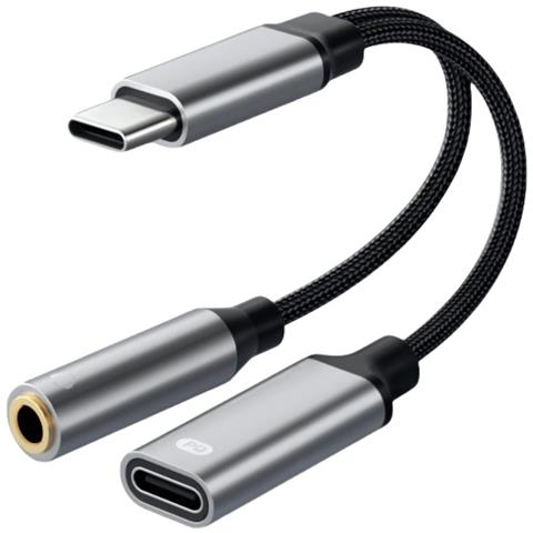 Adattatore Type-c 2 In 1 Da 10w: Audio E Ricarica Simultanei - Foto 1