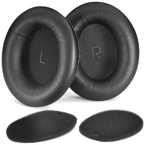 Cuscinetti Auricolari Di Ricambio Per Jbl Tour One, Confezione Da 2, Pelle Proteica Nera - Foto 1