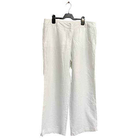 Olsen Pantaloni Da Donna Comodi Eleganti E Alla Moda Bianchi Taglia 44 - Foto 1