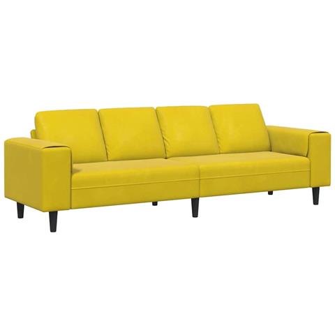 Set di divani Giallo Velluto - Foto 1