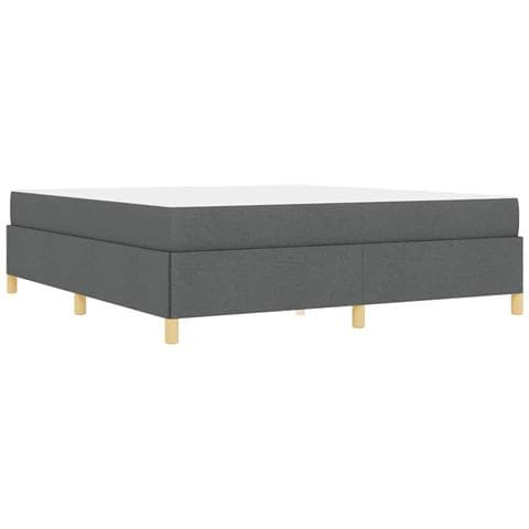 Letto a molle Grigio scuro e bianco e grigio scuro 180 x 200 cm - Foto 9