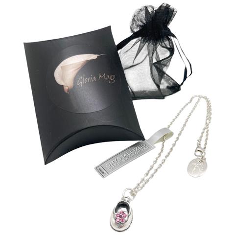 Collana ""manoletina"" In Argento Placcato Rosa - Foto 5