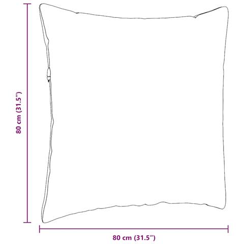 Cuscini da Divano 2 pcs Grigio 80 x 80 cm Tessuto - Foto 9