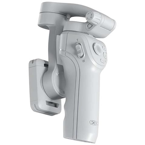 Bastone Per Selfie Stabilizzato Con Rilevamento Del Viso Per Smartphone E Treppiede, Grigio Chiaro - Foto 2