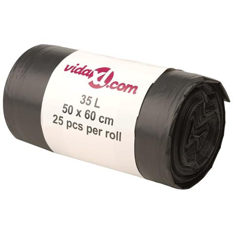 Sacchetti per Cestini 250 pz Neri 35 L - Foto 2