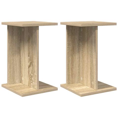 Supporto per piante 2 pcs Rovere Sonoma 25 x 25,5 x 40,5 cm - Foto 1