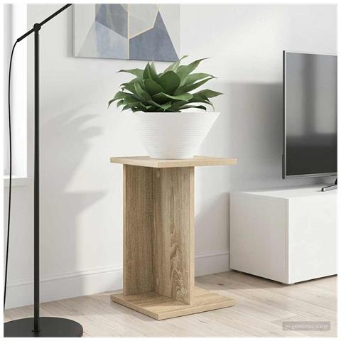 Supporto per piante 2 pcs Rovere Sonoma 25 x 25,5 x 40,5 cm - Foto 2