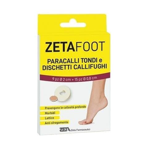 Zetafoot Paracallo Tondo 9 Pezzi + Dischetto Callifugo 15 Pezzi - Foto 1