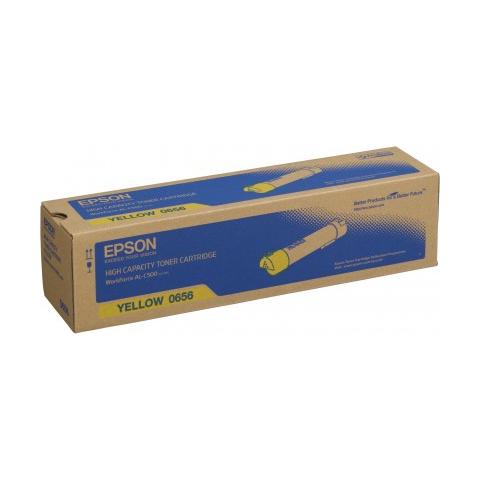 C13S050656 Toner Originale Giallo per WorkForce AL-C500DHN Capacità 13700 Pagine - Foto 2