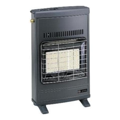 Infra Metano Stufa a Gas Potenza Termica 4000 Watt 120 m3 Riscaldabili Colore Nero - Foto 2