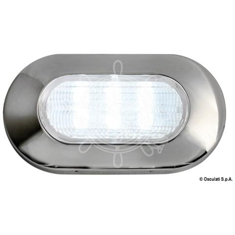 Luce di Cortesia Ovale 6 LED Bianchi - Foto 1