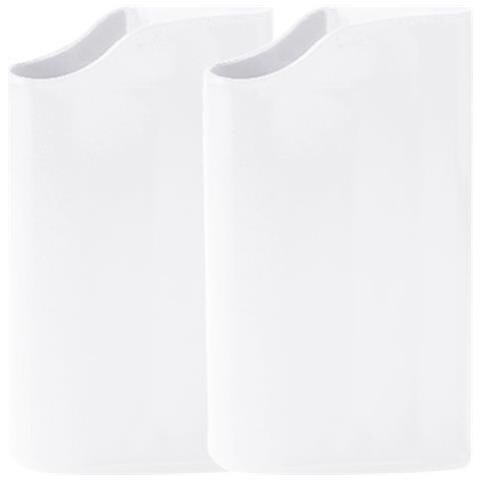 2 Porta Cenere Portatile Smookey Ignifugo Portaccendino Bic Cicche Bianco - Foto 1