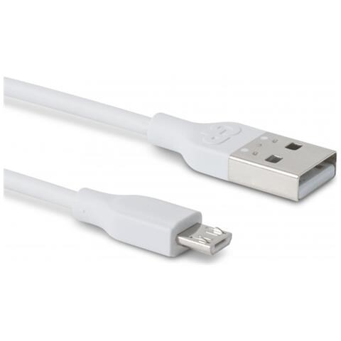 Cavo di Ricarica e Sincronizzazione Micro USB Colore Bianco - Foto 2
