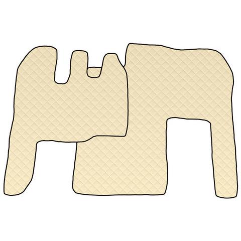 Tappeto Unico Ecopelle Panna Renault Magnum 01>13 - Foto 2