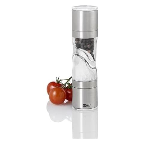 ADHOC Macina Doppia Duomill Pure Mini Per Pepe E Sale In Display Da 6 Pezzi ADHOC Macina Doppia Duomill Pure Mini Per Pepe E Sale In Display Da 6 Pezzi