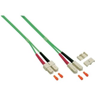 Cavo Fibra Ottica Kentek OM3 15m (49.21ft) SC-SC 10Gb Duplex - Nuovo In Confezione