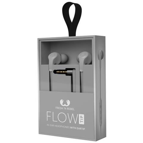 Flow Tip Auricolare Stereo con Microfono + Tasto volume - Grigio ghiaccio - Foto 5