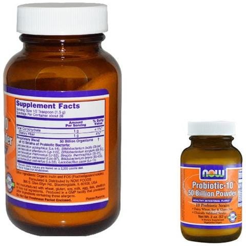 Probiotic-10, 50 Billion 57 G In Polvere - Vitamina - Foto 2