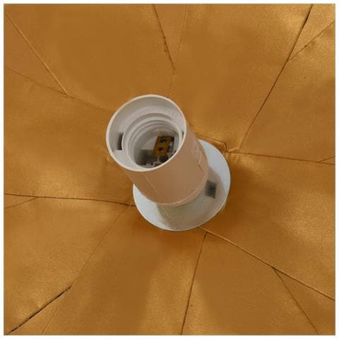 Lampada A Sospensione Nera E Oro Ø70 Cm E27 - Foto 2