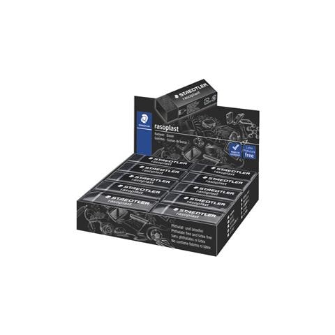Box 20 Gomme Rasoplast 526 B20-9 Dim. 63x13x23mm Nera Per Matita - Foto 1